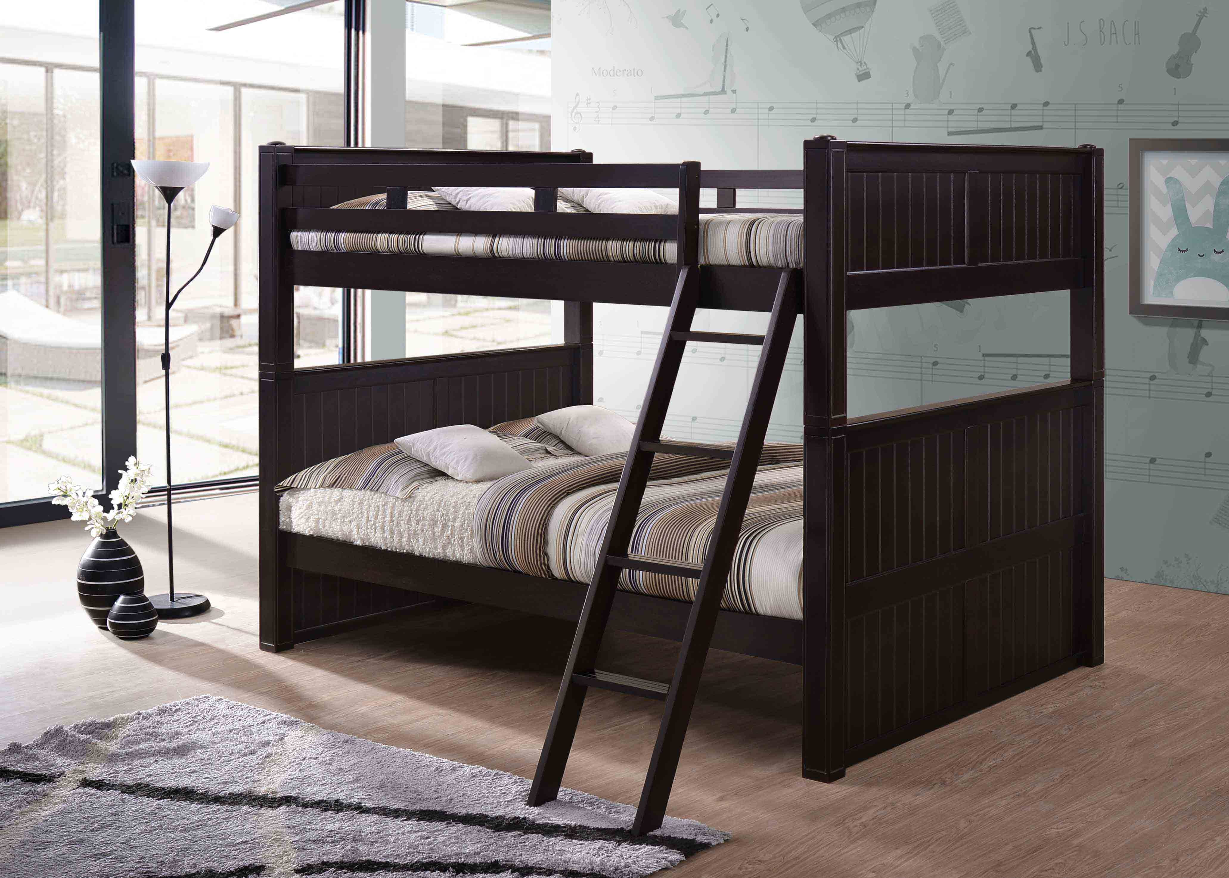 Queen over Queen Bunk Bed