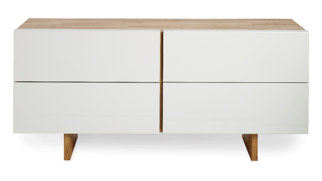 minimalist dresser drawer white